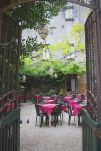 Venice garden restaurant